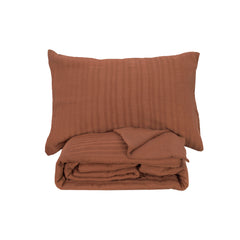 Top of Bed King Duvet Cover Set;Brown