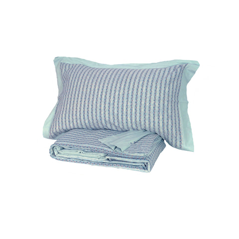 Top of Bed King Duvet Cover Set;Blue