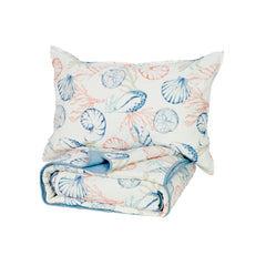 Top of Bed King Duvet Cover Set;Pink/White