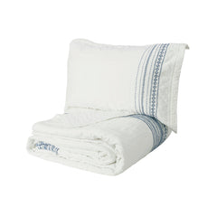 Top of Bed King Coverlet Set;White