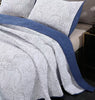 Top of Bed King Coverlet Set;White