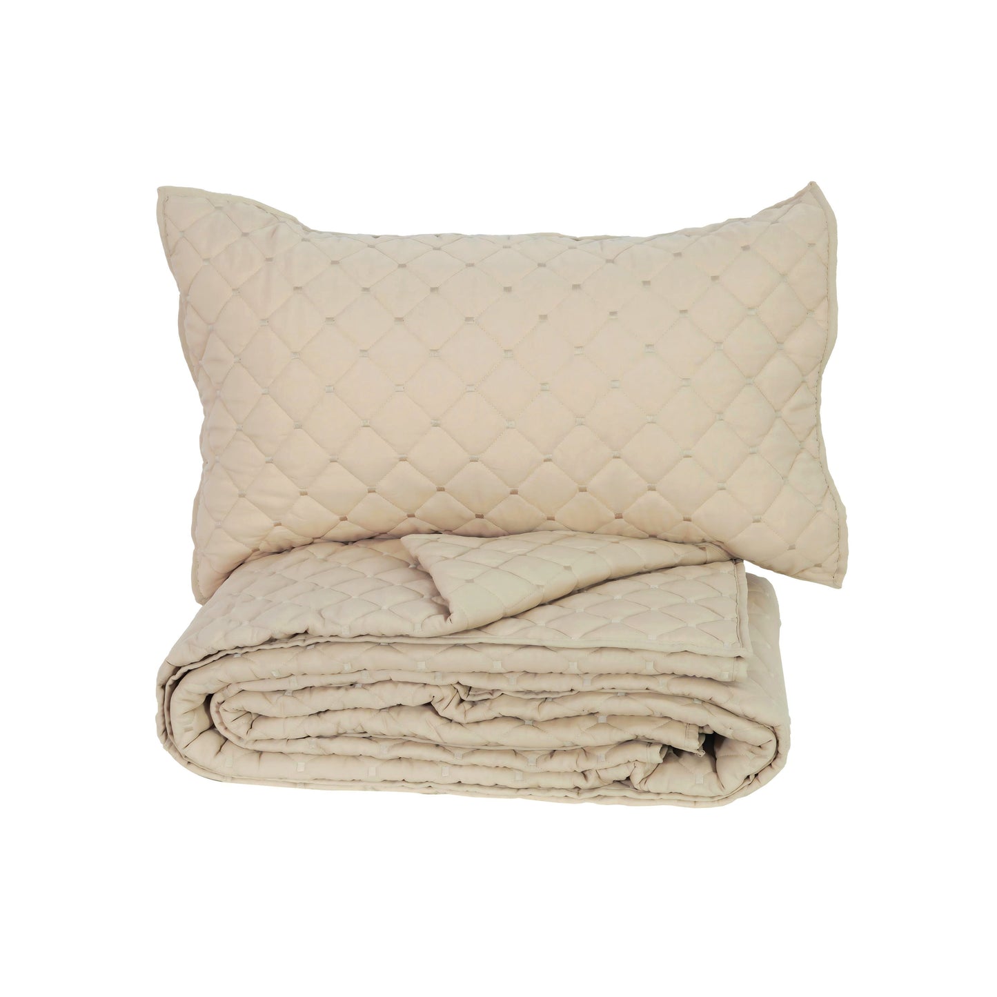 Top of Bed King Coverlet Set;Brown