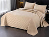 Top of Bed King Coverlet Set;Brown