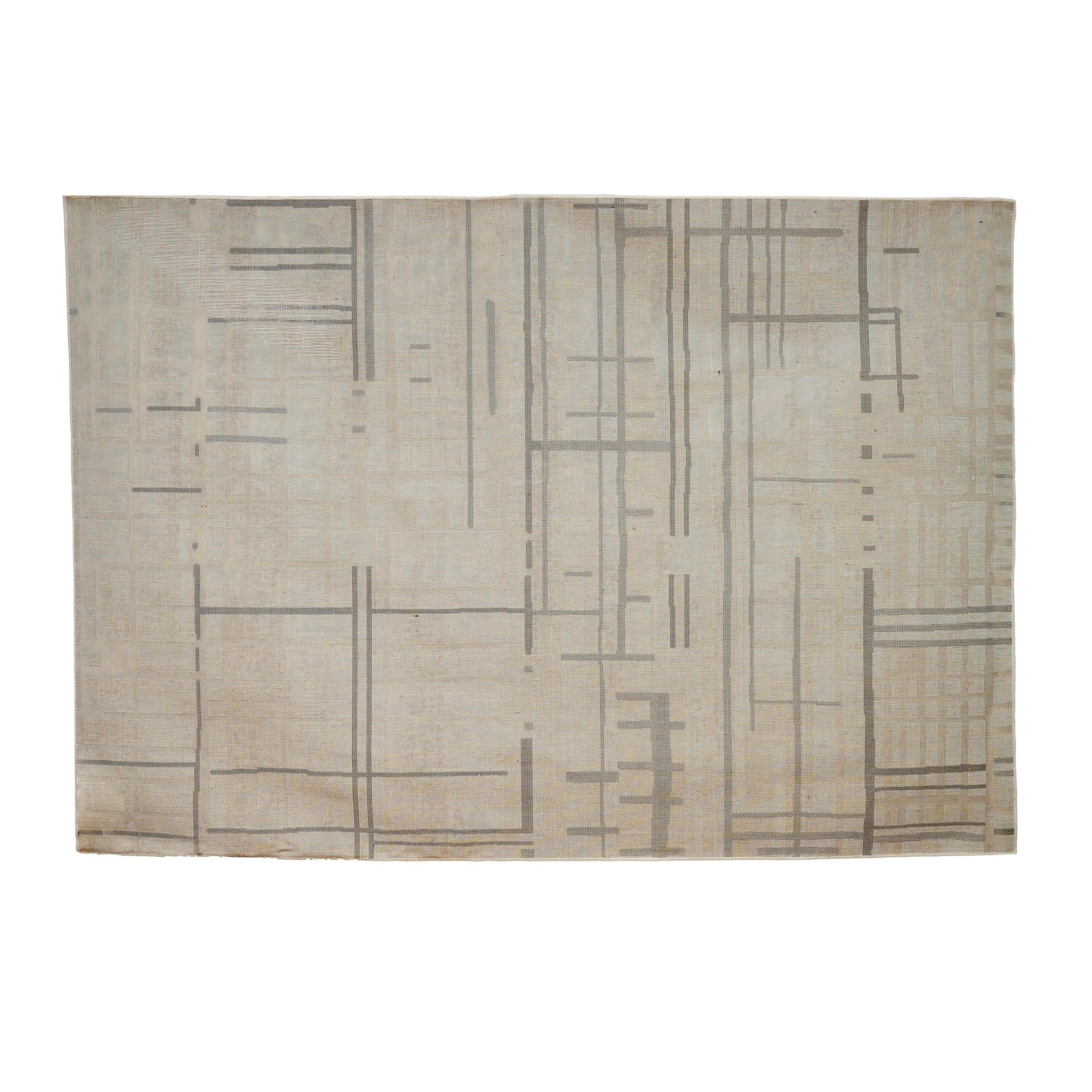 Rug Medium;Light Gray/White