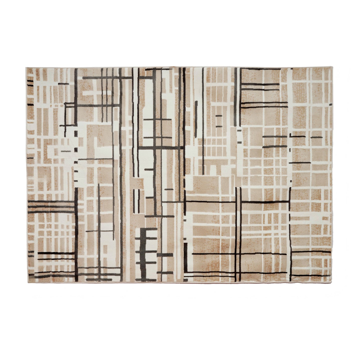 Rug Medium;Light Gray/White