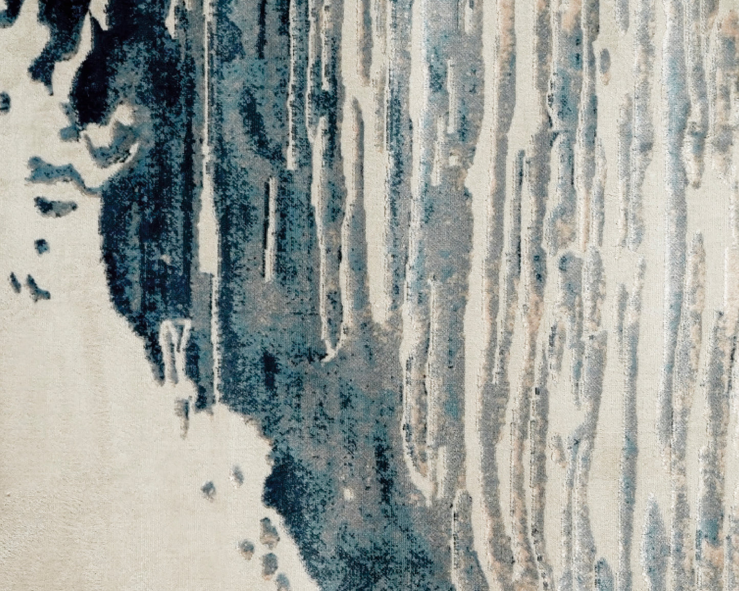 Rug Medium;Light Gray/Blue
