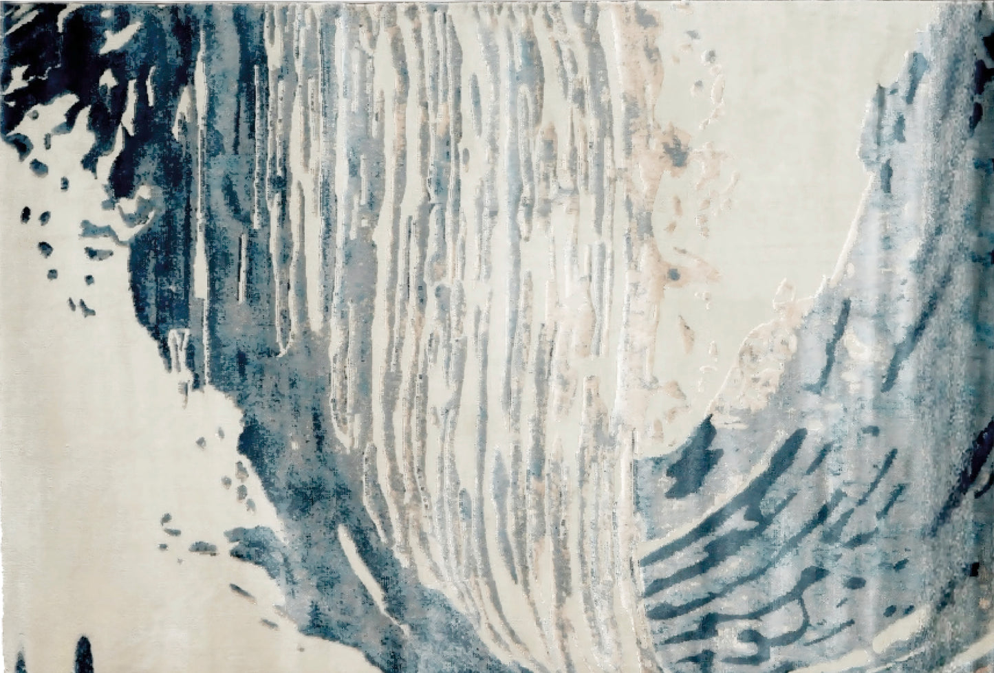 Rug Medium;Light Gray/Blue