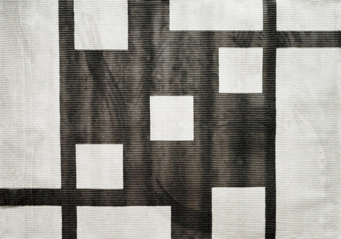 Rug Medium;White/Brown
