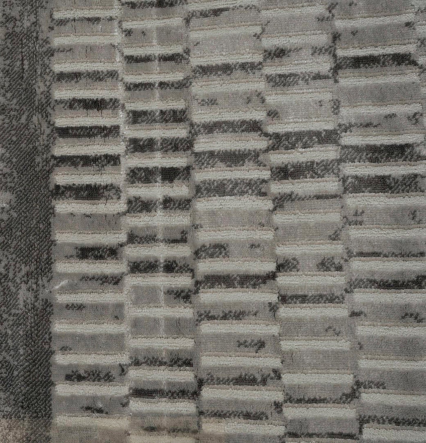 Rug Medium;Light Gray/White