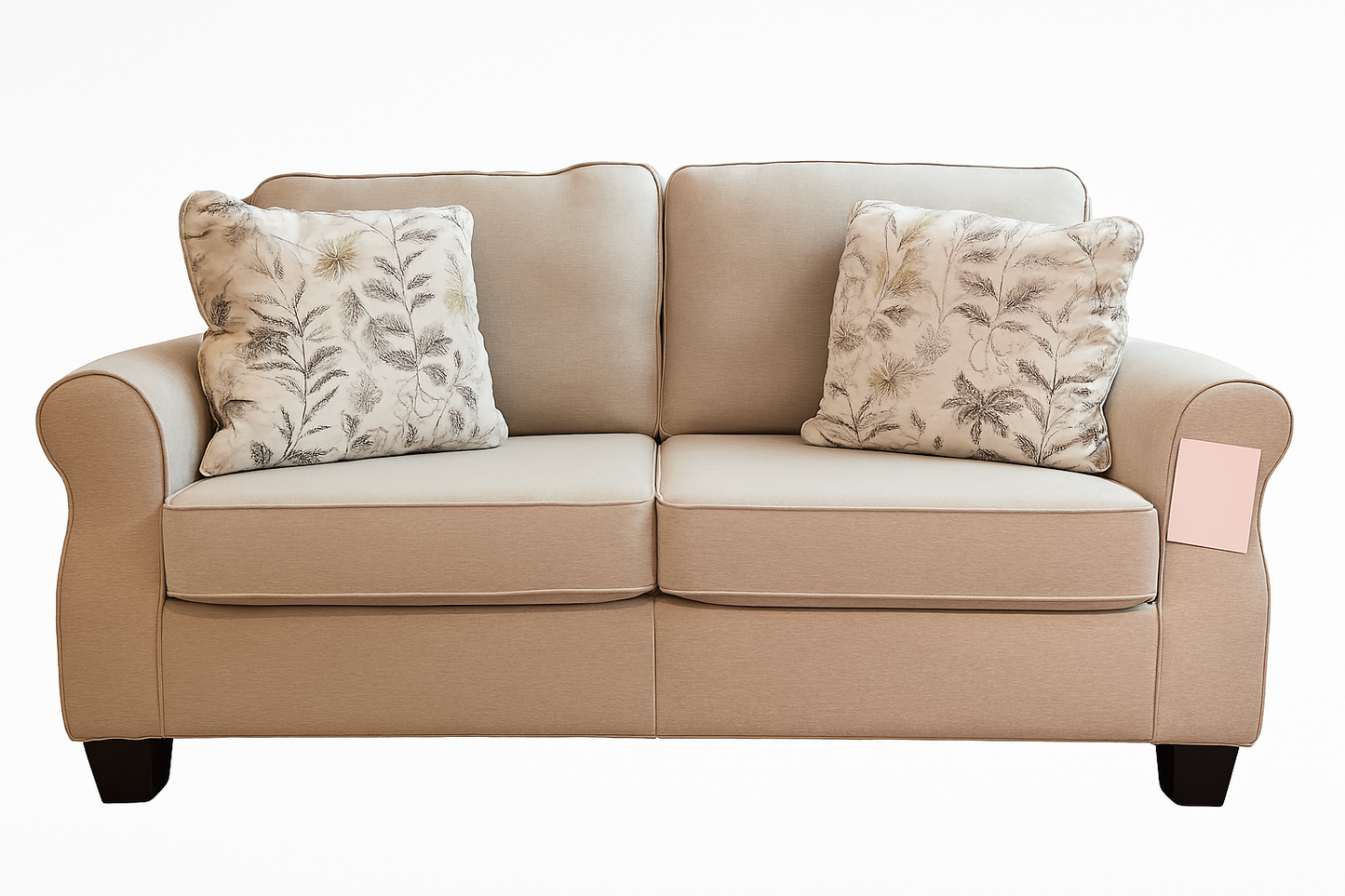 Renshaw Loveseat;Pebble