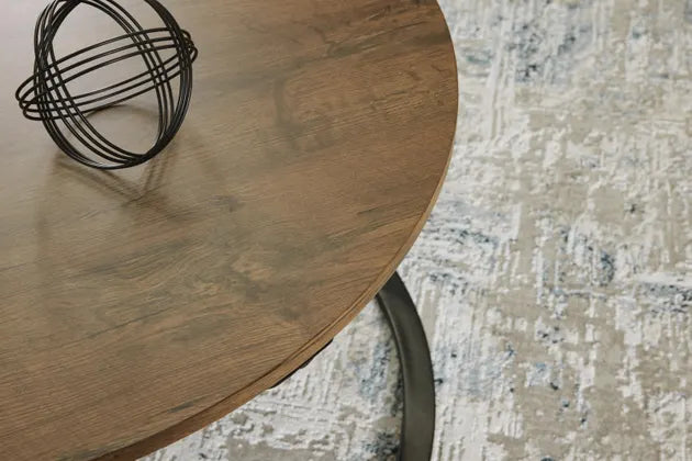 Cassbryn Occasional Table Set (3/CN);Brown/Black