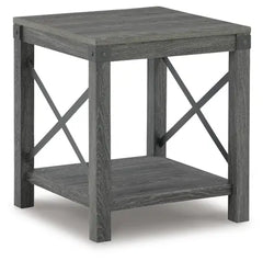 Freedan End Table;Grayish Brown