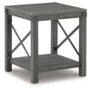 Freedan End Table;Grayish Brown