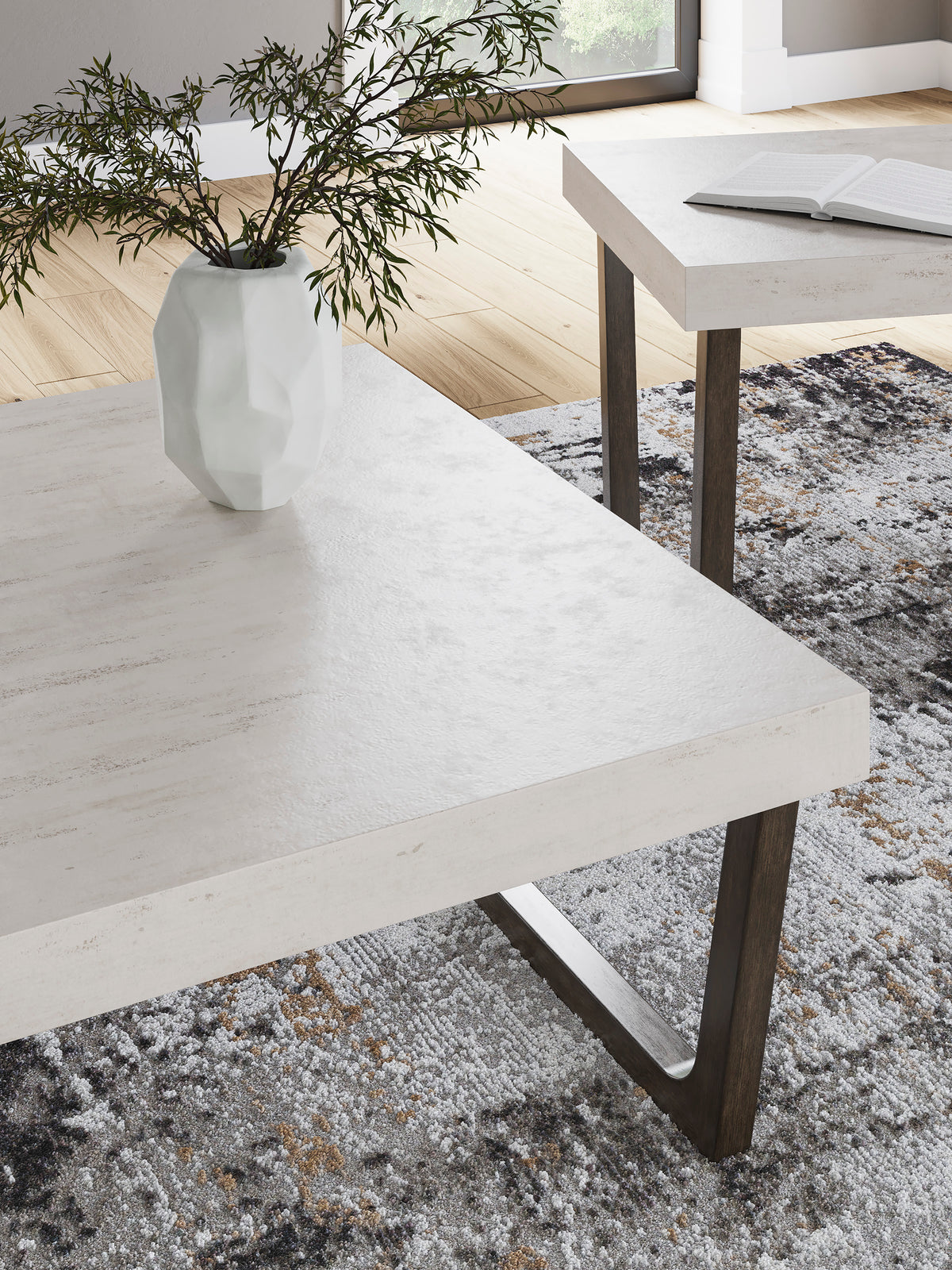 Westenfort Occasional Table Set; Espresso/Gray
