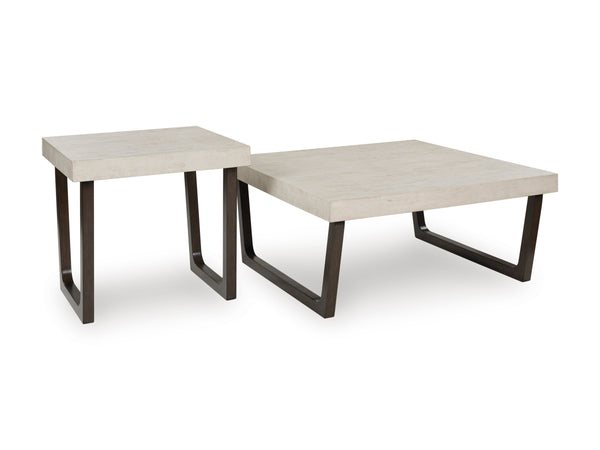Westenfort Occasional Table Set; Espresso/Gray
