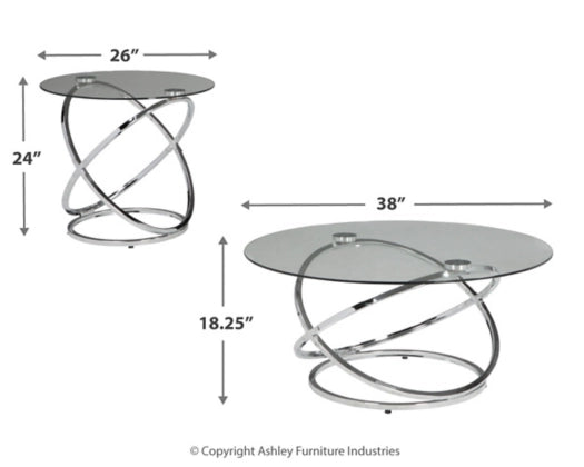 Hollynyx Occasional Table Set (Set of 3)