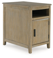 Devonsted Chairside End Table;Light Brown