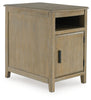 Devonsted Chairside End Table;Light Brown
