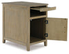 Devonsted Chairside End Table;Light Brown