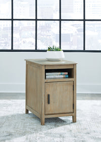 Devonsted Chairside End Table;Light Brown