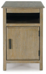 Devonsted Chairside End Table;Light Brown