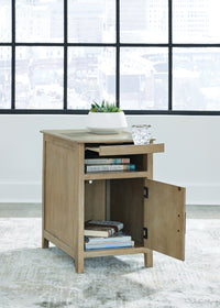Devonsted Chairside End Table;Light Brown