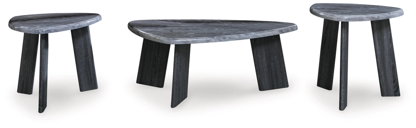 Bluebond Occasional Table Set (3/CN);Gray