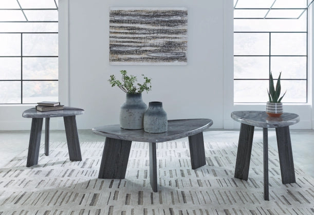 Bluebond Occasional Table Set (3/CN);Gray