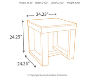 Watson End Table - Ashley Furniture - Brunei