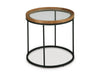 Noraluna Round End Table;Medium Brown