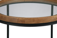Noraluna Round Cocktail Table;Medium Brown