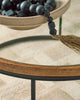 Noraluna Round Cocktail Table;Medium Brown