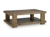 Flangren Coffee Table;Light Brown