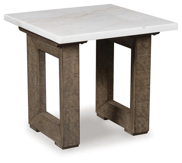 Langford Square End Table;Light Grayish Brown