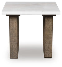 Langford Square End Table;Light Grayish Brown