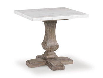 Johnelle Square End Table;Gray
