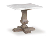 Johnelle Square End Table;Gray