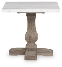 Johnelle Square End Table;Gray