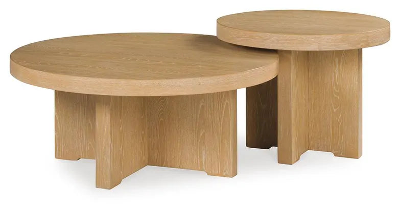Chimefield Nesting Cocktail Tables;Bisque