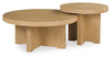 Chimefield Nesting Cocktail Tables;Bisque