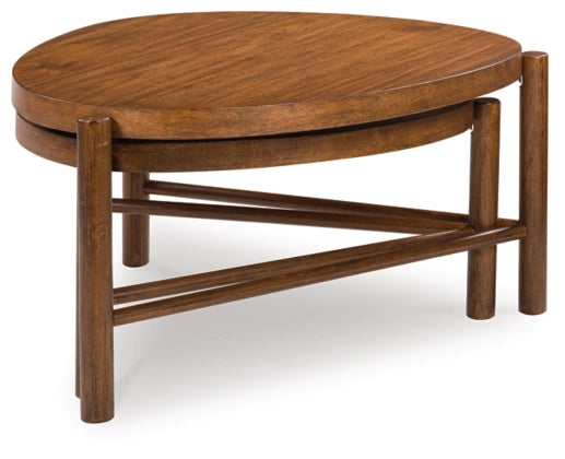 Engelhaus Nesting Cocktail Tables (2/CN);Brown