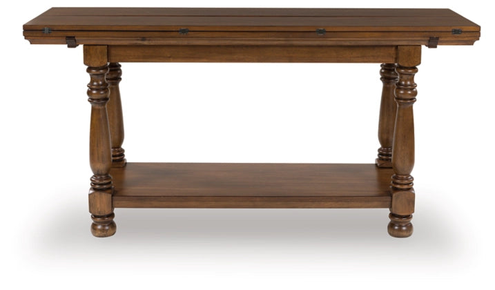 Sturlayne Flip Top Sofa Table;Brown