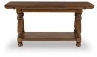 Sturlayne Flip Top Sofa Table;Brown