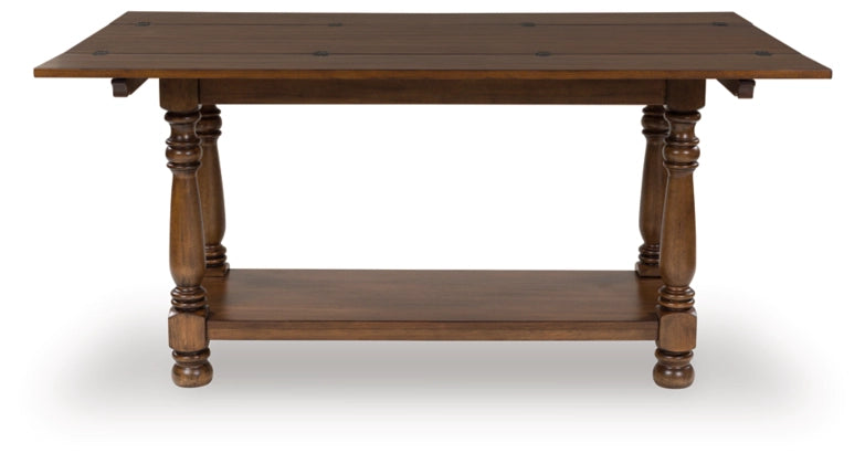 Sturlayne Flip Top Sofa Table;Brown
