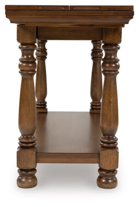 Sturlayne Flip Top Sofa Table;Brown