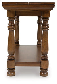 Sturlayne Flip Top Sofa Table;Brown