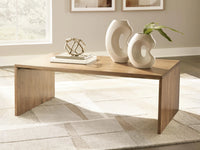 Ella Grove Coffee Table;Rich Brown