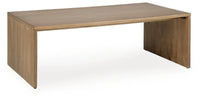Ella Grove Coffee Table;Rich Brown