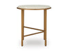 Alben End Table;Antique Gold