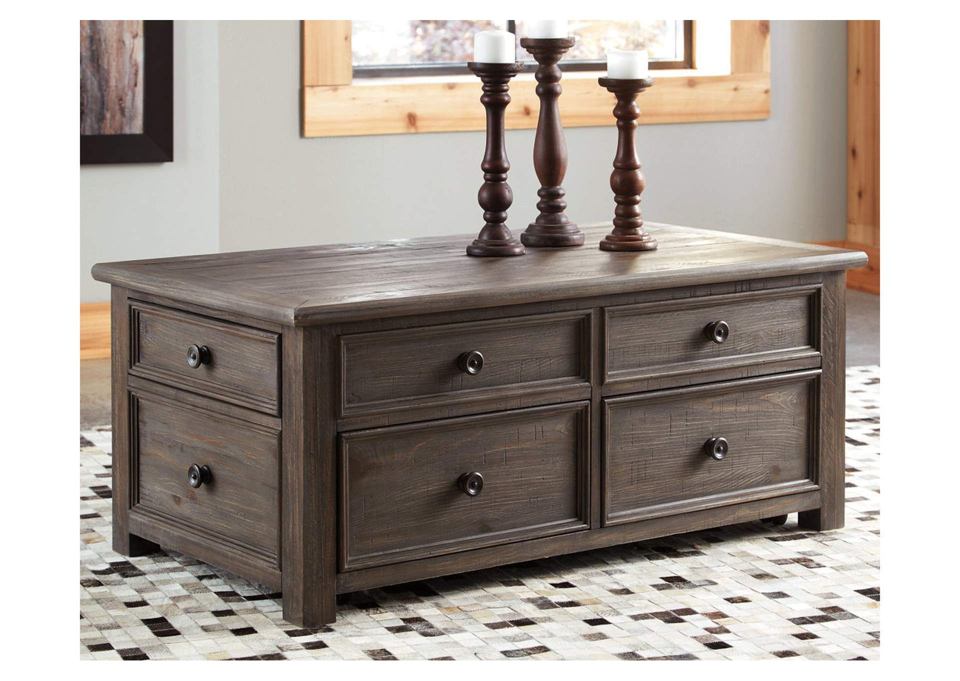 Wyndahl Coffee Table with Lift Top - Ashley Furniture - Brunei